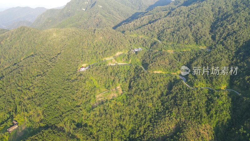 航拍湖北襄阳横冲景区