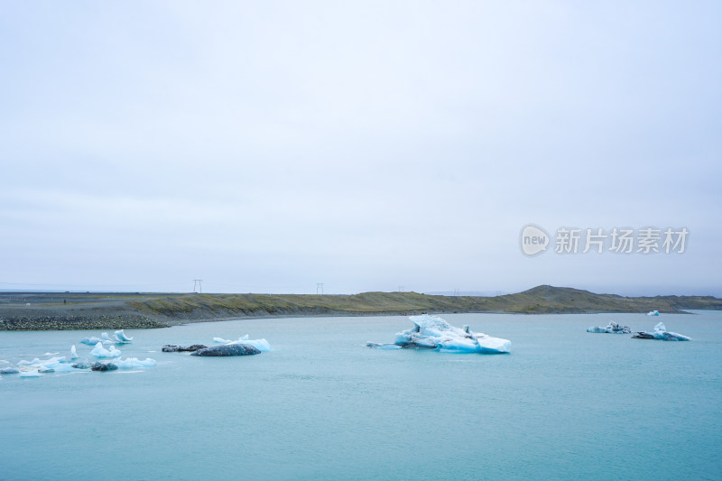 冰岛，杰古沙龙冰河湖，潟湖