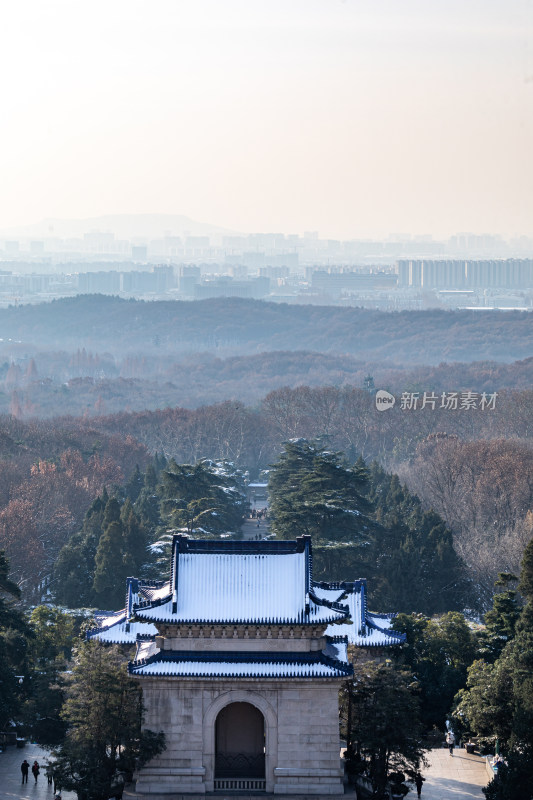 南京钟山风景区中山陵景点景观