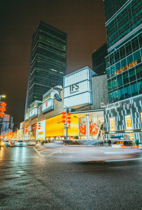 成都春熙路夜景风光