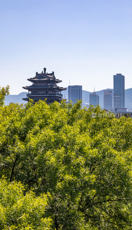 济南大明湖超然楼城市建筑景观