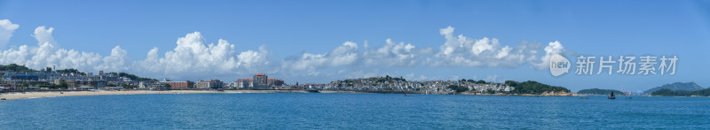 东山岛南门湾海岸风光全景