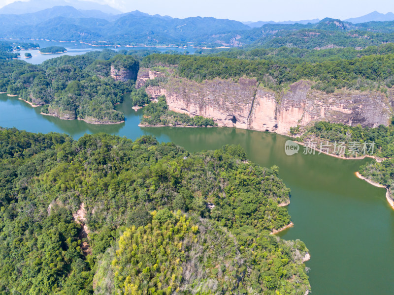 祖国大好河山泰宁大金湖航拍图