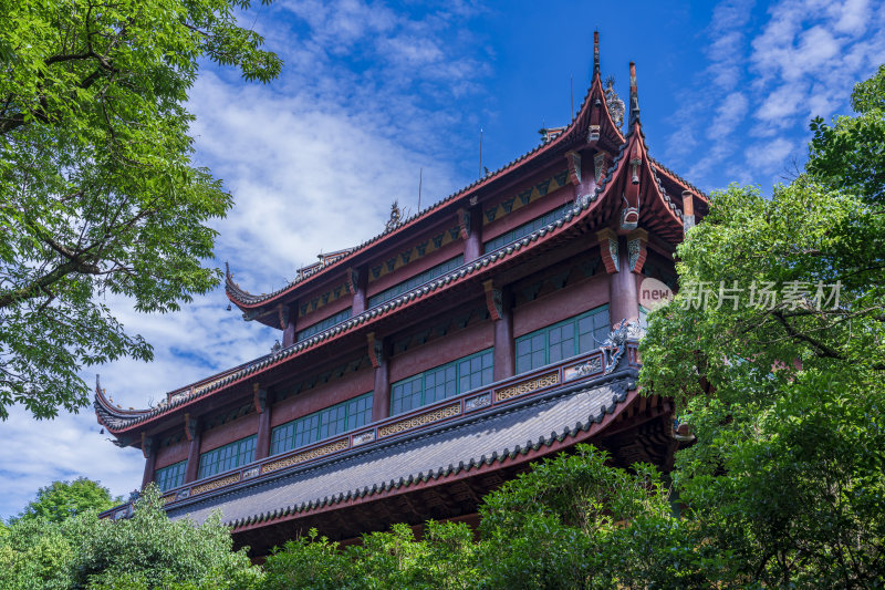 杭州西湖飞来峰灵隐寺千年古刹古建筑