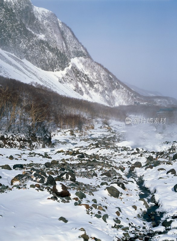 长白山雪景