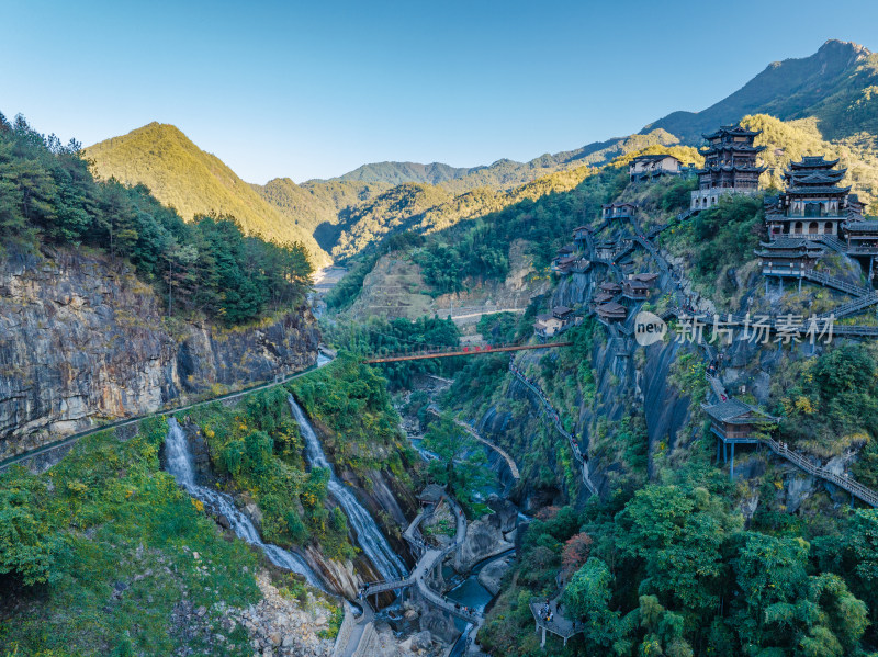 江西上饶市望仙谷旅游度假区仙侠世界风光