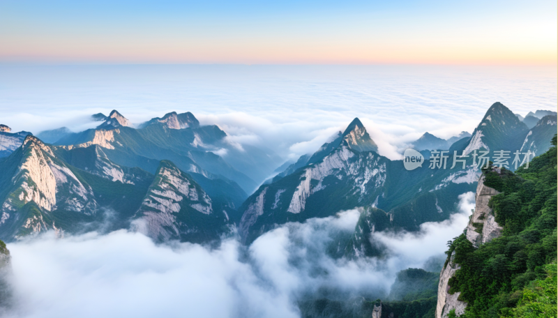 华山云海美景