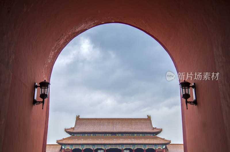 北京故宫博物馆古建筑紫禁城古建筑景观古迹