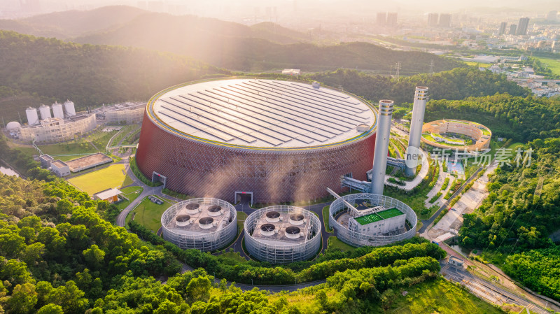 龙岗能源生态园中国最大的垃圾发电厂