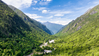 四川阿坝理县理小路自驾游沿途风光