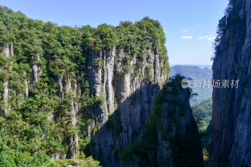 美丽湖北5A恩施大峡谷景区旅游景色景物