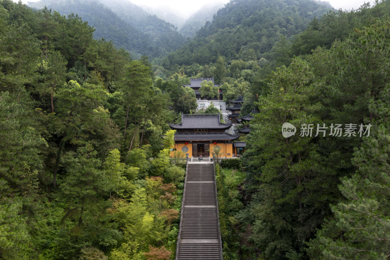 杭州建德梅城玉泉寺航拍