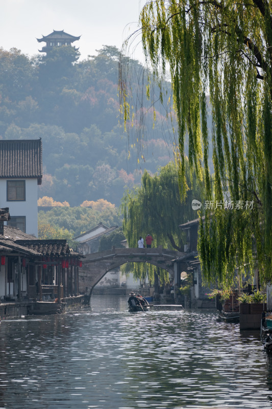 秋冬时节，绍兴江南水乡风景