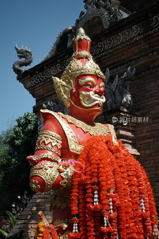 泰国寺庙清迈契迪龙寺