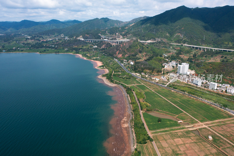 中国云南昆明抚仙湖风景