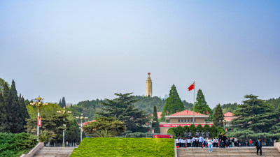 河北石家庄平山西柏坡景区景观