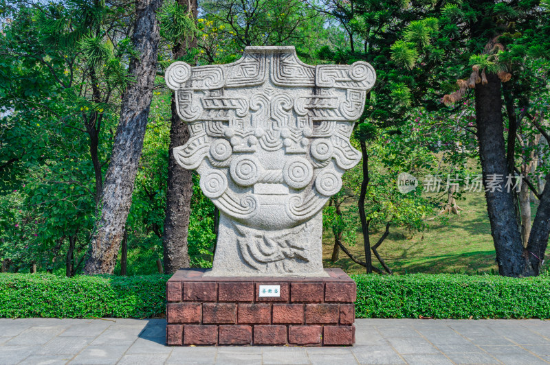 广州雕塑公园古城辉煌景点传统雕塑
