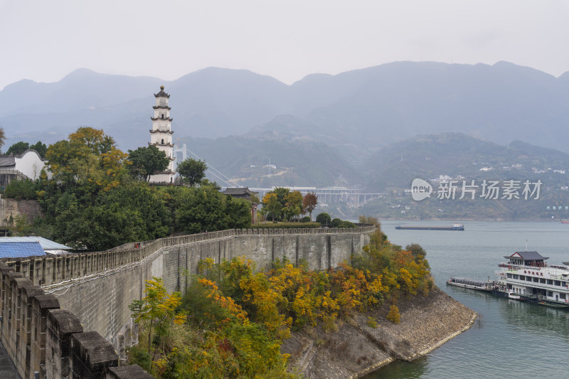 重庆奉节夔州古城耀奎塔