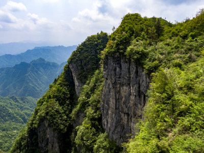 祖国壮丽山河湖南张家界风光航拍摄影图