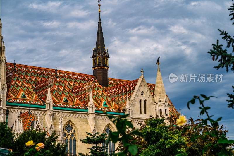 欧洲匈牙利布达佩斯城堡教堂