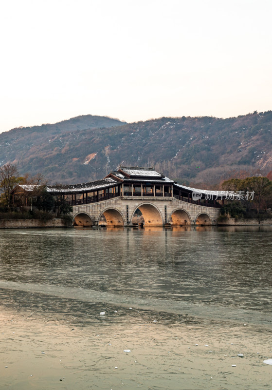 无锡长广溪石塘桥景点景观