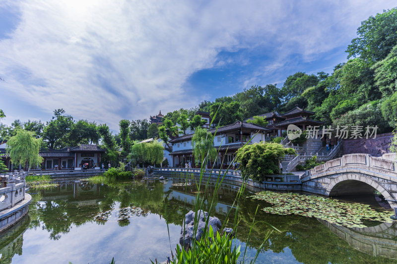 武汉武昌区黄鹤楼公园风景