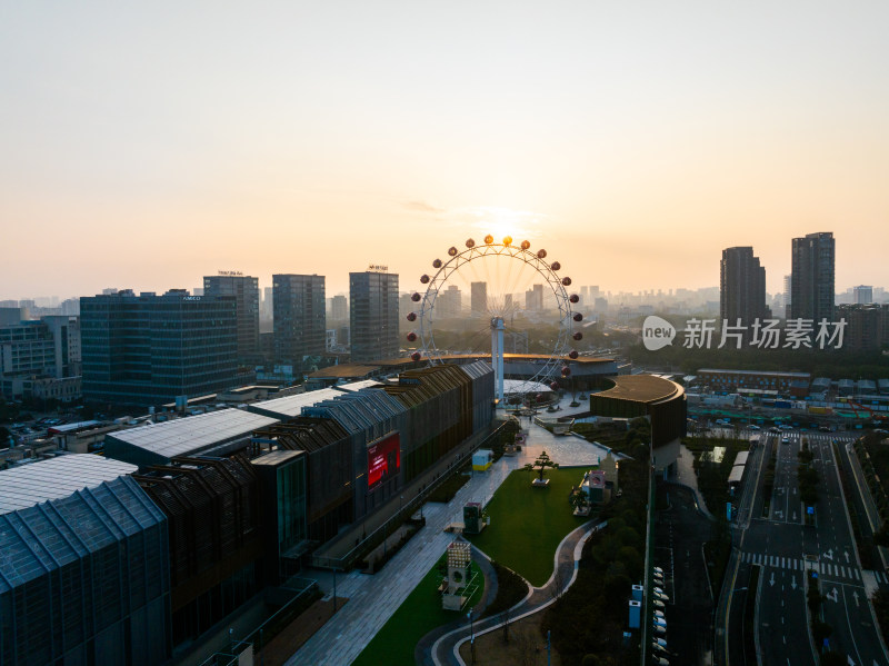 浙江宁波万象城航拍