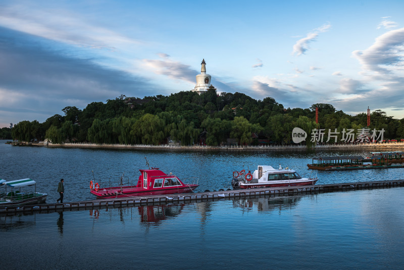 日落时分—北京北海公园