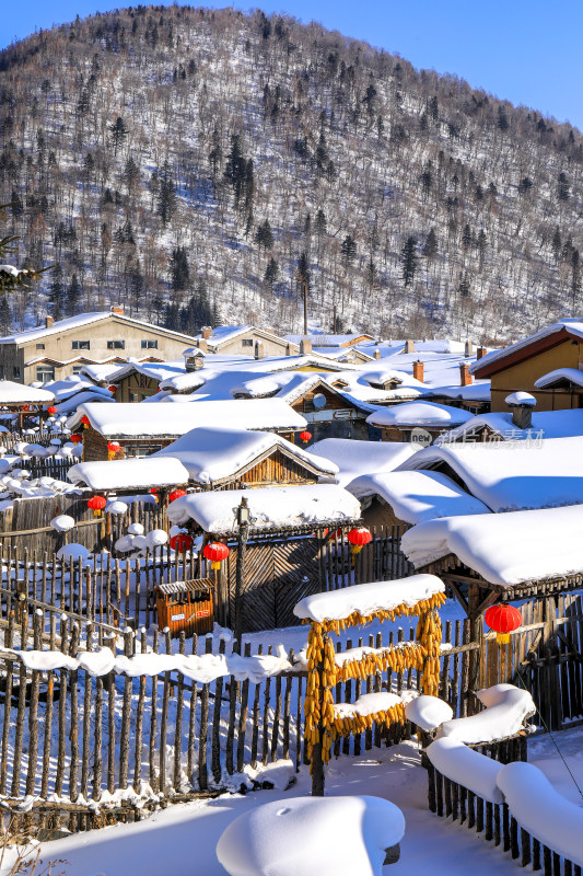 冬季雪乡自然风光