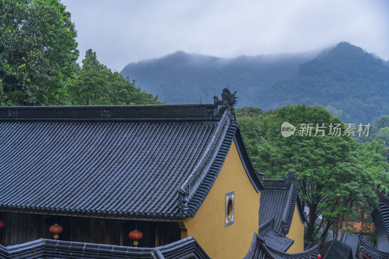 杭州飞来峰景区上天竺法喜禅寺古建筑