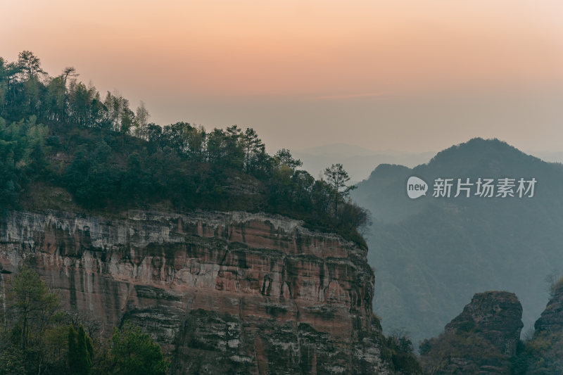 黄山市齐云山景区山顶自然风光