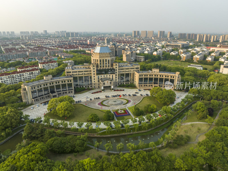 上海市嘉定区人民政府空镜航拍
