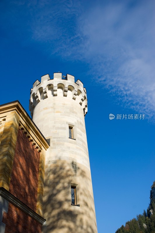 德国南部菲森(Fussen)旧天鹅堡(Schloss  Hohenschwangau)