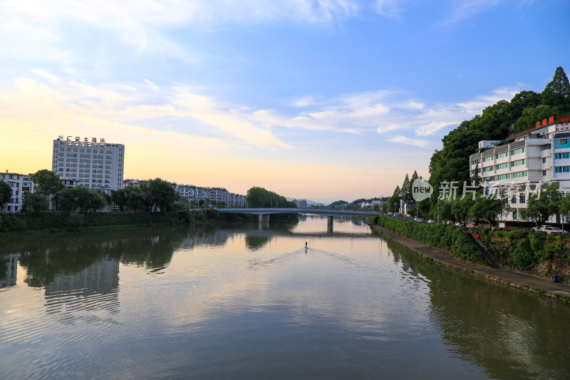 黄山市城市旅游风光