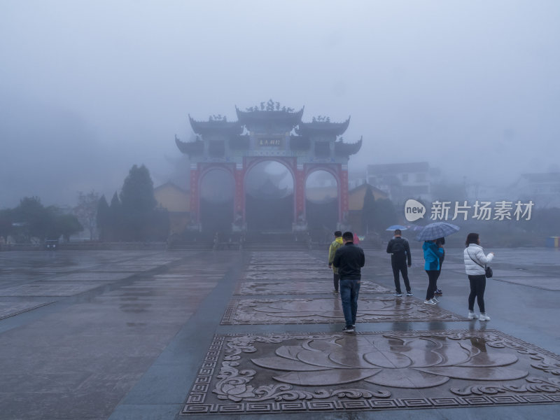 安徽九华山地藏禅寺建筑