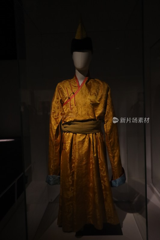 博物馆展示的古代服饰