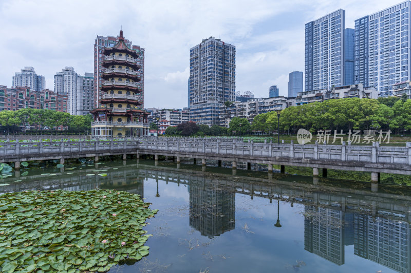 武汉江岸区宝岛公园风景