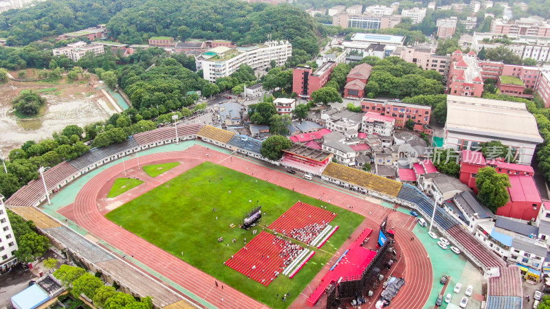 湖南师范大学校园环境航拍