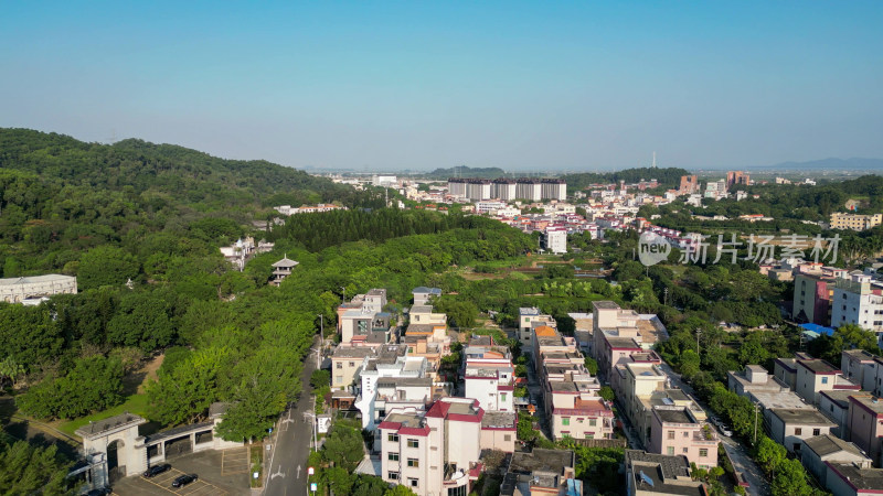 航拍广东中山孙中山故里旅游区