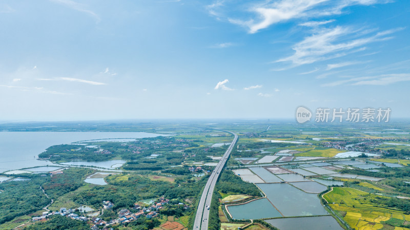 湖北省武汉市江夏区武深高速鲁湖路段