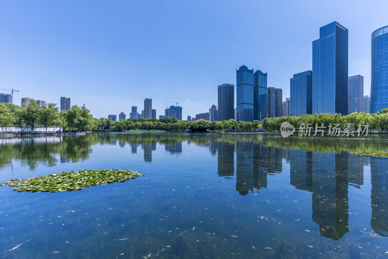 武汉武昌区四美塘公园风景