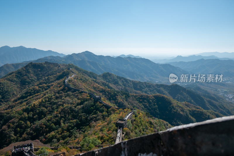 北京，慕田峪长城秋景