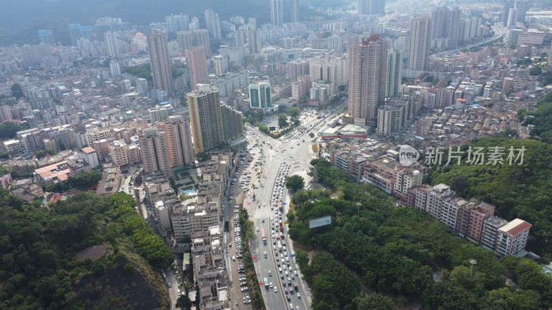 广东东莞：樟木头镇城市风光