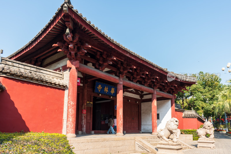 福州华林寺古建筑场景