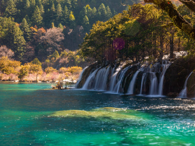 九寨沟秋景