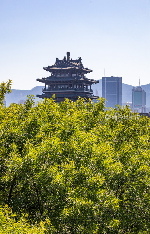 济南大明湖超然楼城市建筑景观