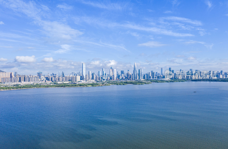 深圳城市风光航拍全景图