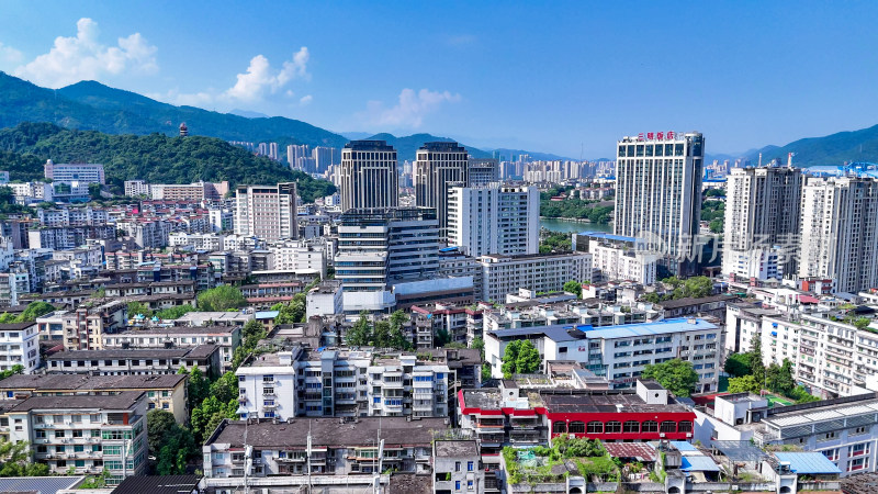 三明三元区城市建设航拍图