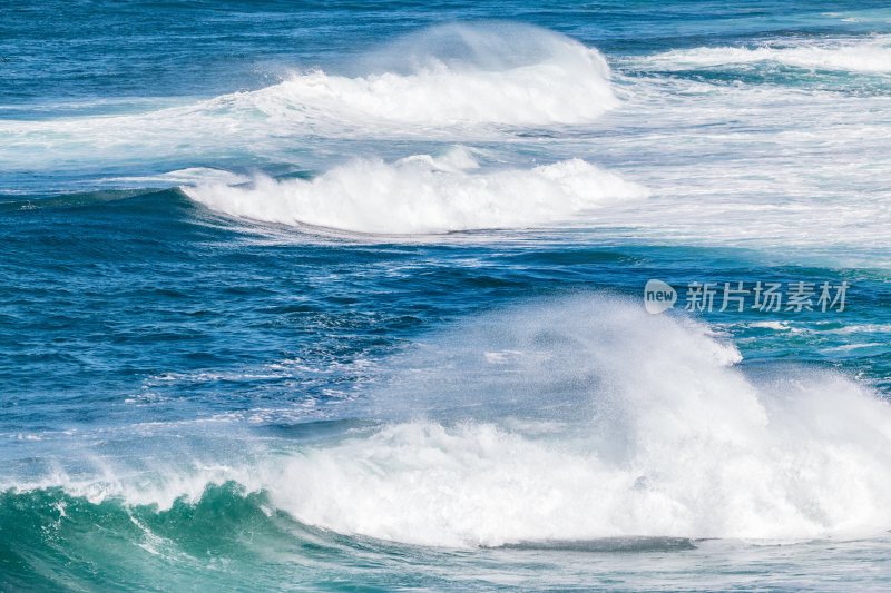 大海浪潮汹涌海浪波涛汹涌浪花巨浪