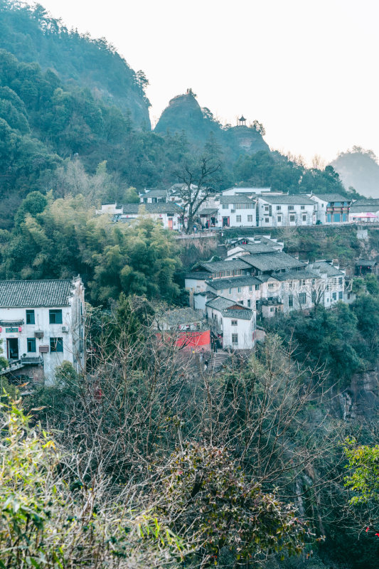 黄山市道教齐云山景区风光